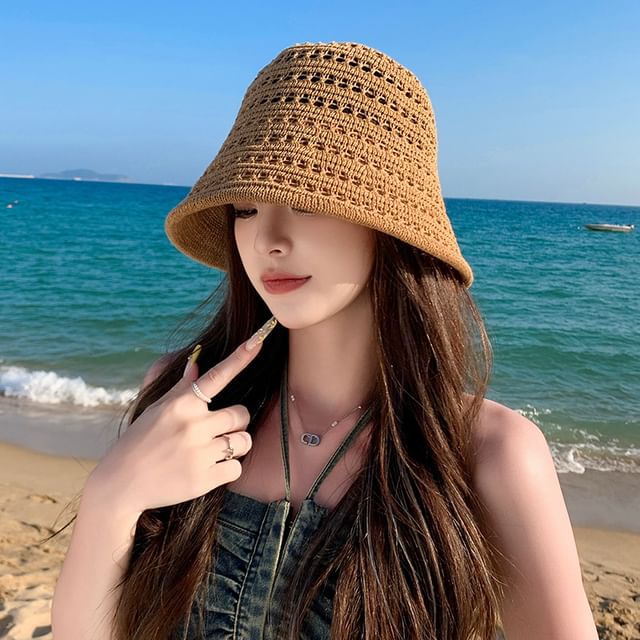 Straw Plain Hat Cloche