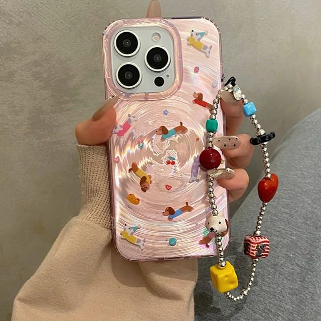 Case Strap Phone Dog / Set