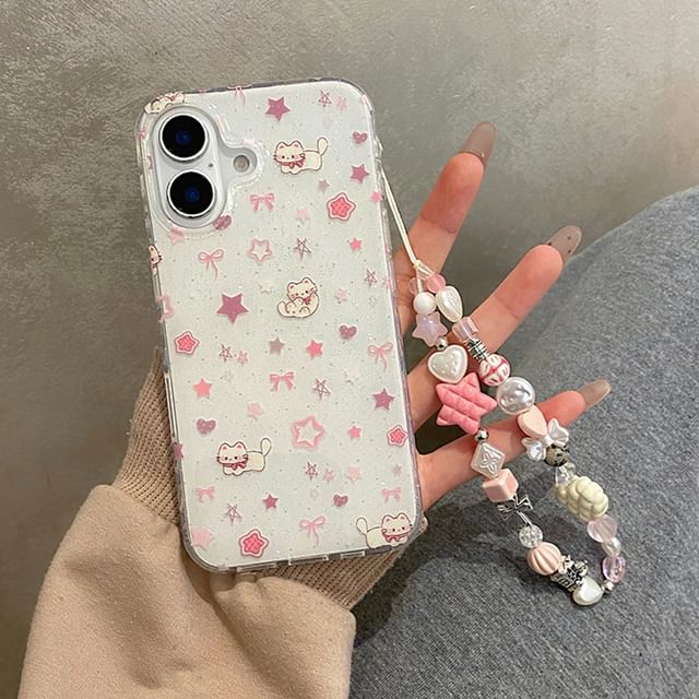 Set / Case Phone Cat Strap