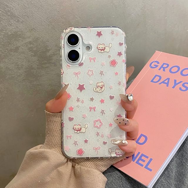 Set / Case Phone Cat Strap