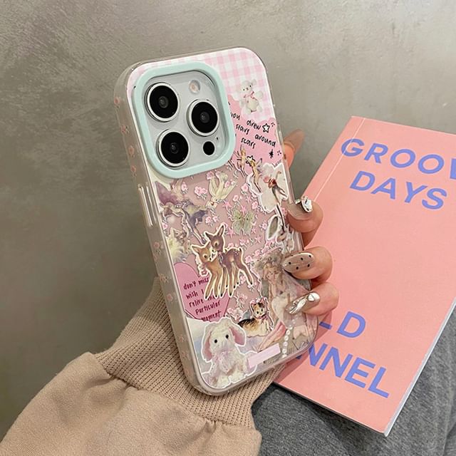 Animal Case Set Strap Phone /