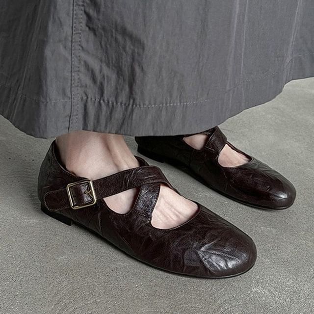 Mary Cross Jane Shoes Strap