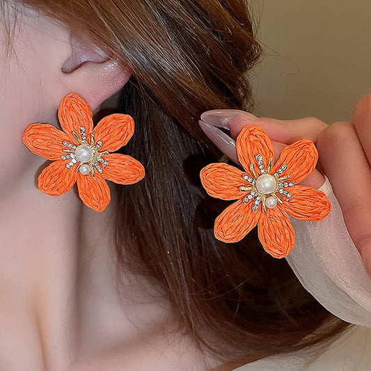 Tassel / Hamsa Chandelier Hand Alloy Earring Droplet