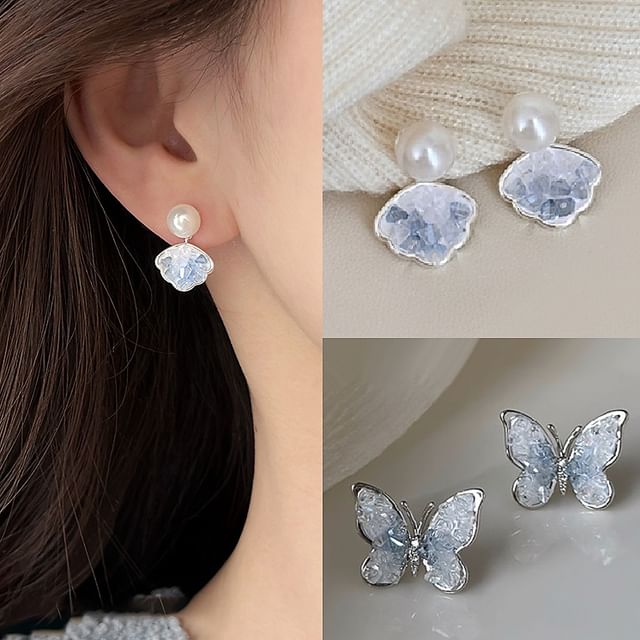 (Various Designs) Earring Faux Alloy Drop Crystal