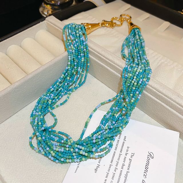 Alloy Necklace (Various Faux / Designs) Gemstone