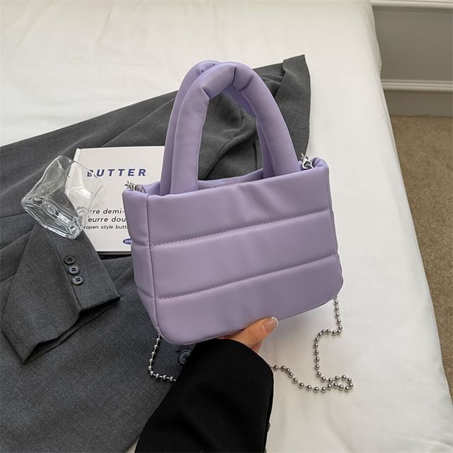 Bucket Top Bag Plain Handle