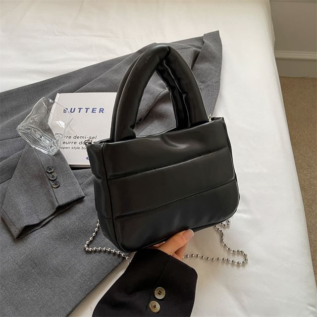 Bucket Top Bag Plain Handle