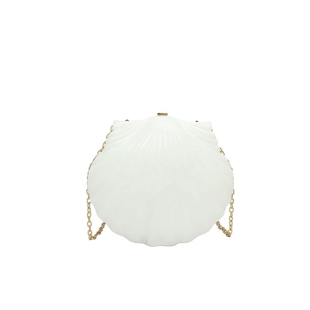 Chain Evening Shell Strap Bag