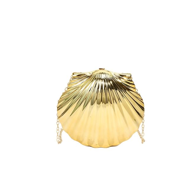 Chain Evening Shell Strap Bag