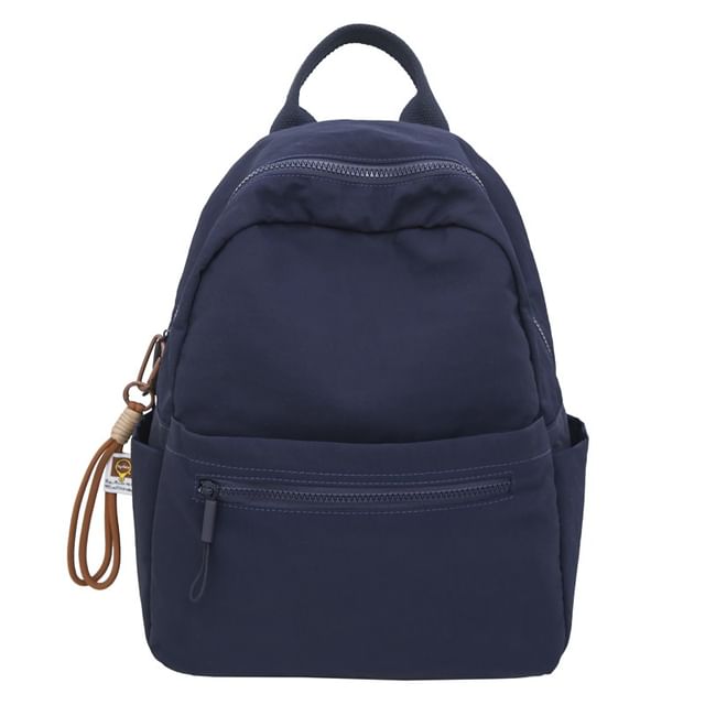 Bag + Backpack Plain Charm Set: Laptop Nylon