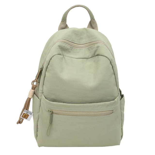 Bag + Backpack Plain Charm Set: Laptop Nylon