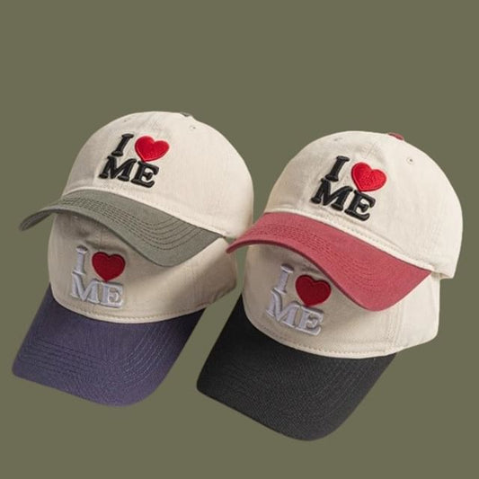 Cap Embroidered Heart Two-Tone