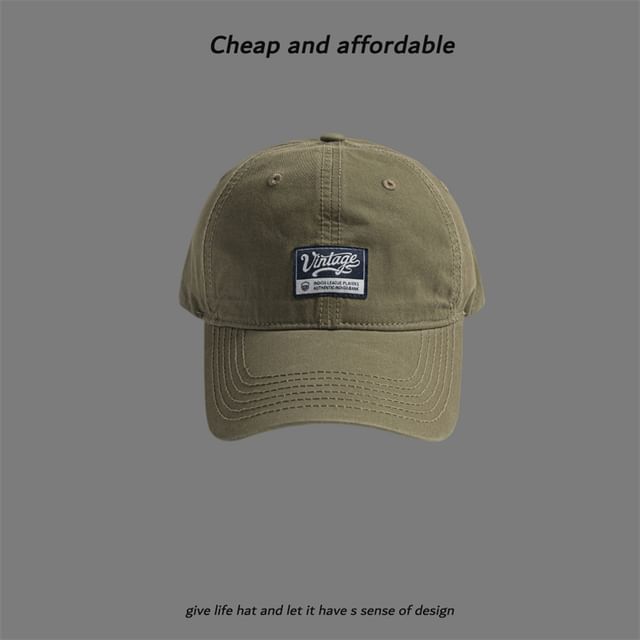 Label Applique Cap