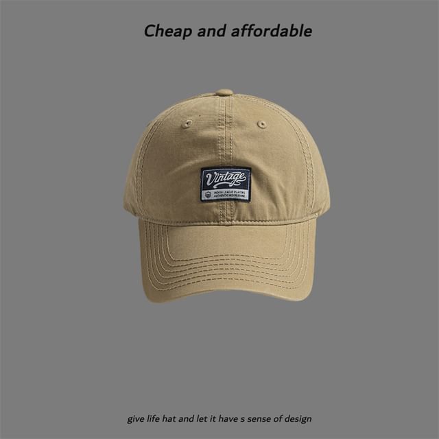 Label Applique Cap
