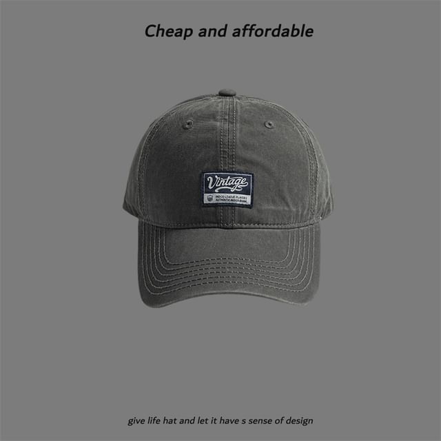 Label Applique Cap