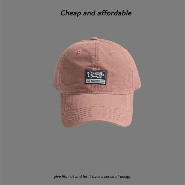 Label Applique Cap