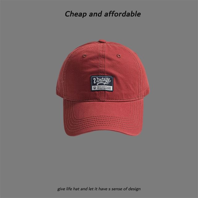 Label Applique Cap