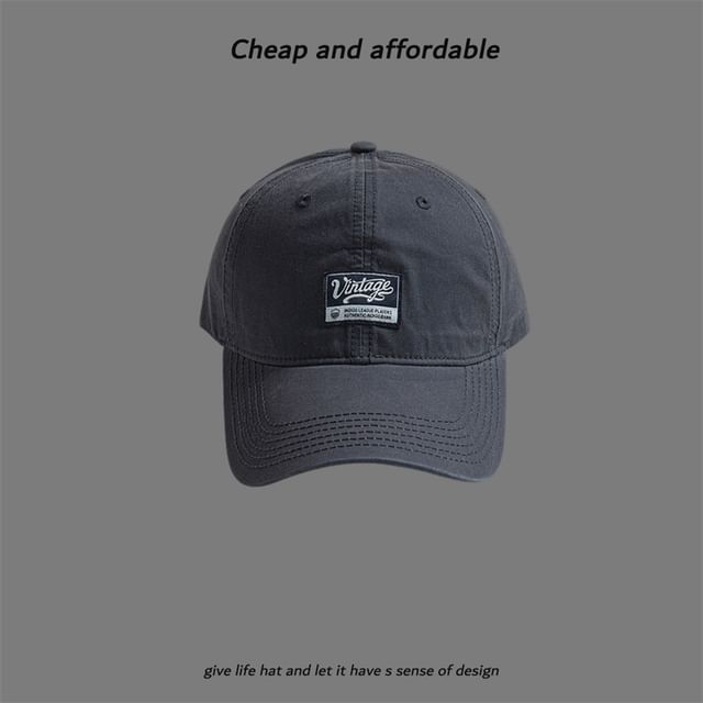 Label Applique Cap
