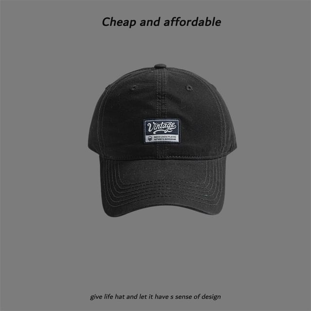 Label Applique Cap
