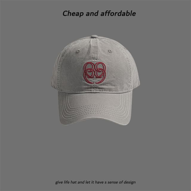 Letter Cap Embroidered