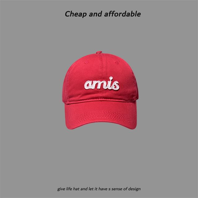 Cap Letter Embroidered