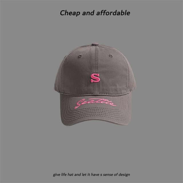 Embroidered Cap Letter