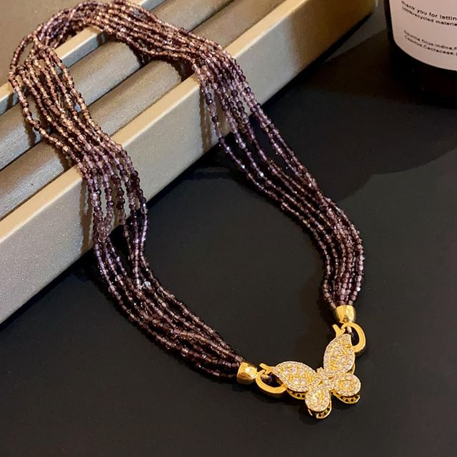 Alloy Necklace (Various Faux / Designs) Gemstone