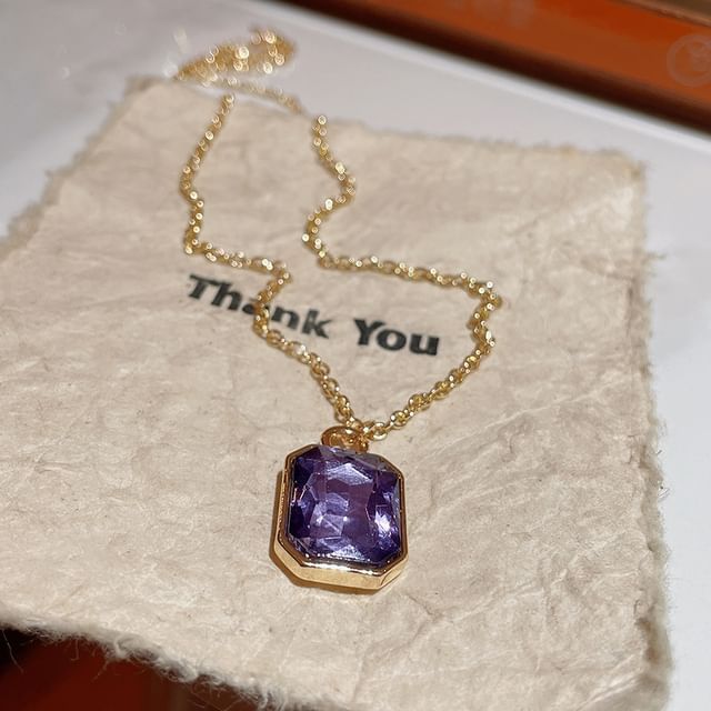 Alloy Necklace (Various Faux / Designs) Gemstone