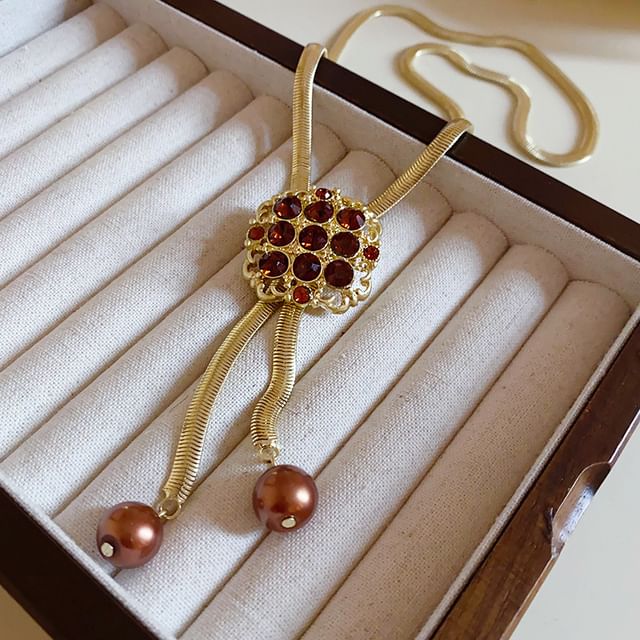 Alloy Necklace (Various Faux / Designs) Gemstone