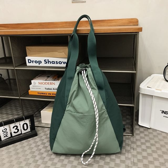 Backpack Plain Drawstring