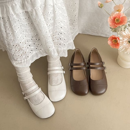Jane Strap Double Shoes Mary