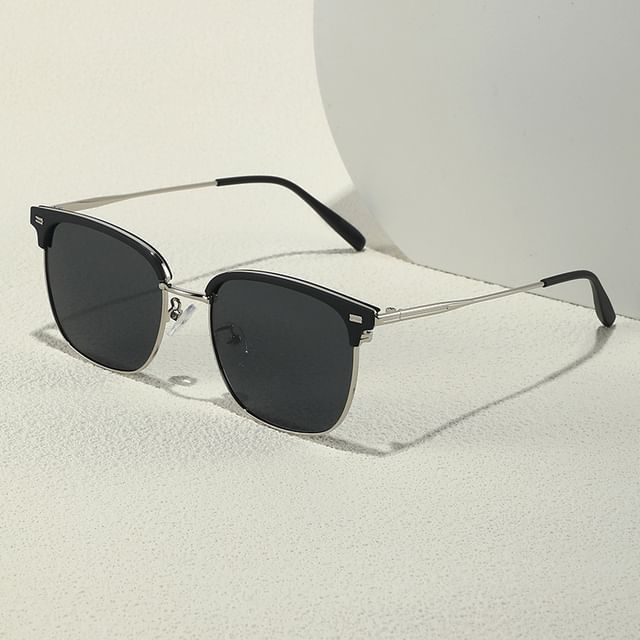 Metal Sunglasses Browline