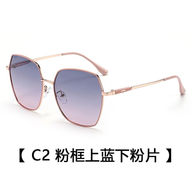 Sunglasses Geometric Metal