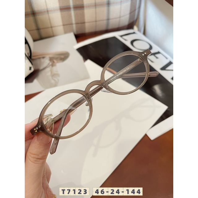 Oval Glasses Frame