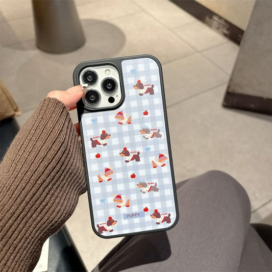 Dog Plaid Case Phone