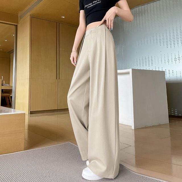 Plain Leg (Various Waist Wide High Designs) Pants Dress