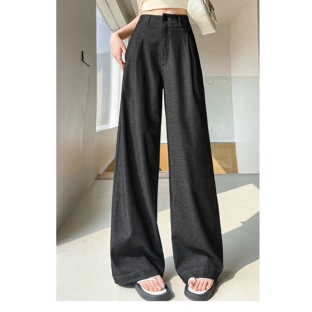 High Designs) Wide Waist Leg Jeans (Various