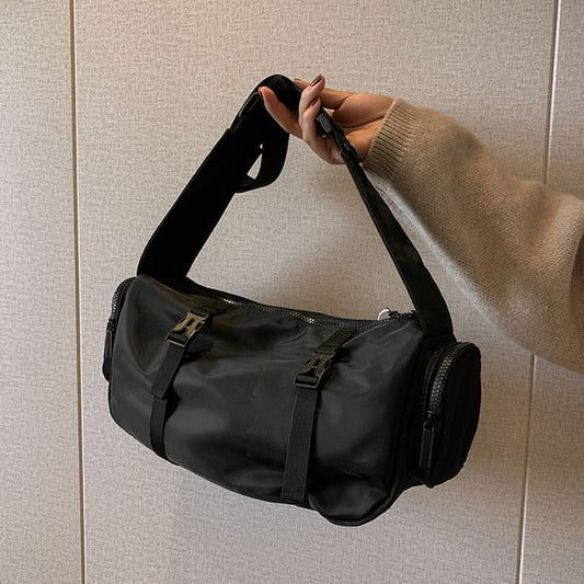 Multi-Pocket Crossbody Nylon Bag