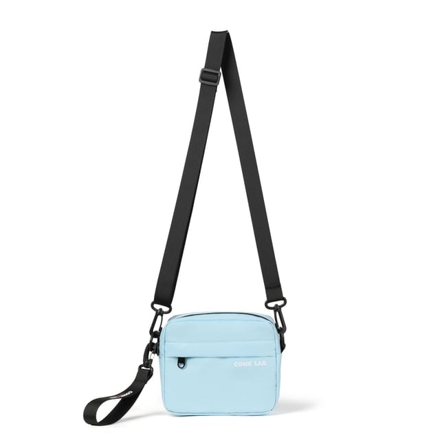 Crossbody Bag Lettering Nylon Print