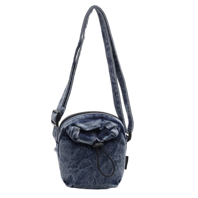 Denim Phone Mobile Bag Drawstring Crossbody