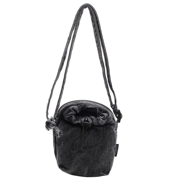 Denim Phone Mobile Bag Drawstring Crossbody