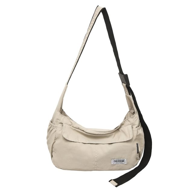Nylon Crossbody Bag Plain