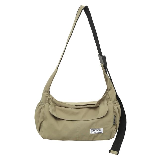 Nylon Crossbody Bag Plain