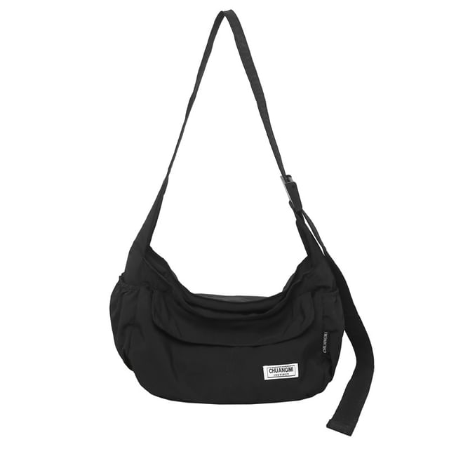 Nylon Crossbody Bag Plain
