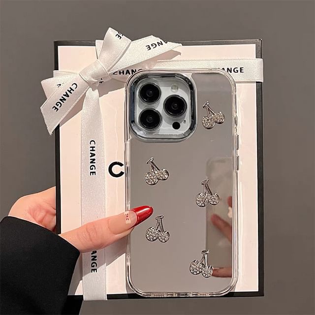 Cherry Case Strap / Set Phone Mirrored