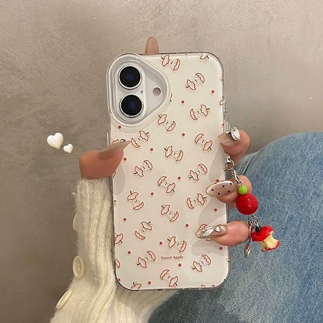 / Case Charm Phone Apple Set