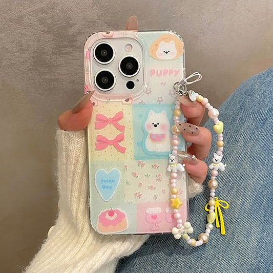 / Strap Phone Set Dog Case