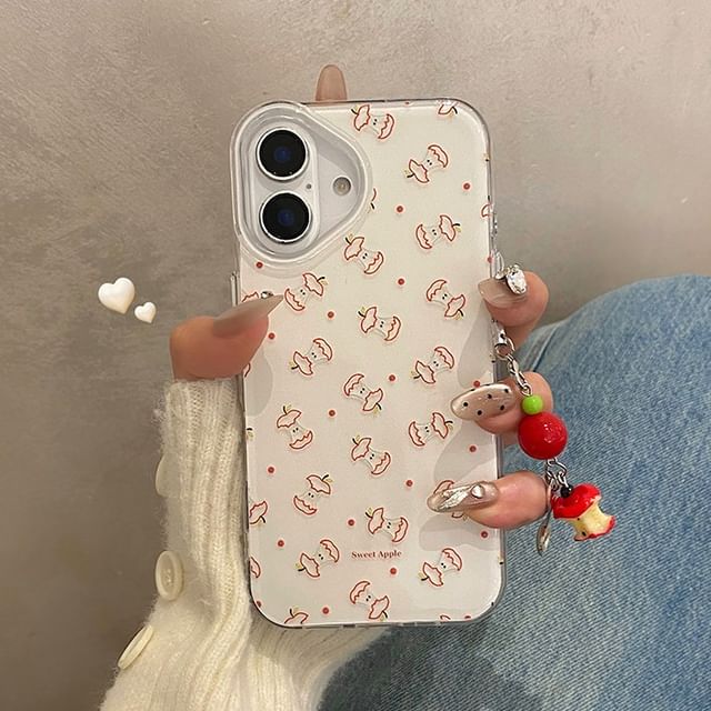 / Case Charm Phone Apple Set
