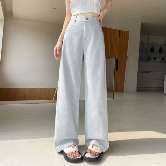 Washed High Waist Wide Designs) (Various Jeans Leg