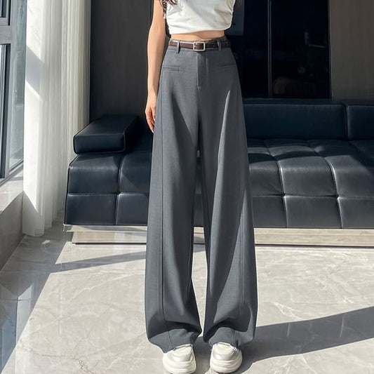Pants Plain Suit Leg (Various Waist High Designs) Wide